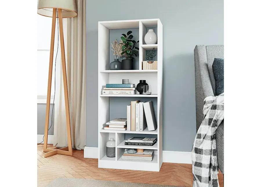 Brundrette II White Bookcase