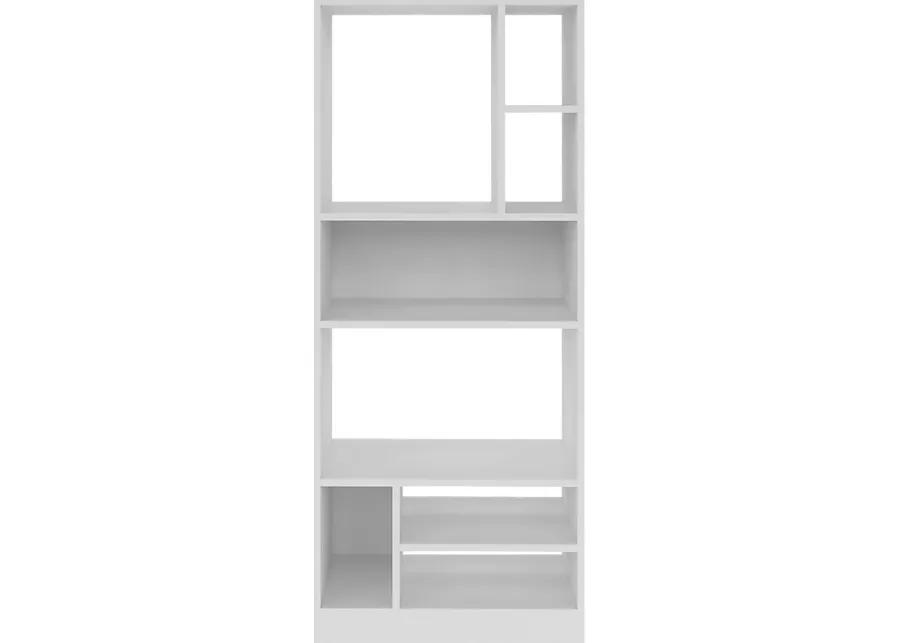 Brundrette II White Bookcase