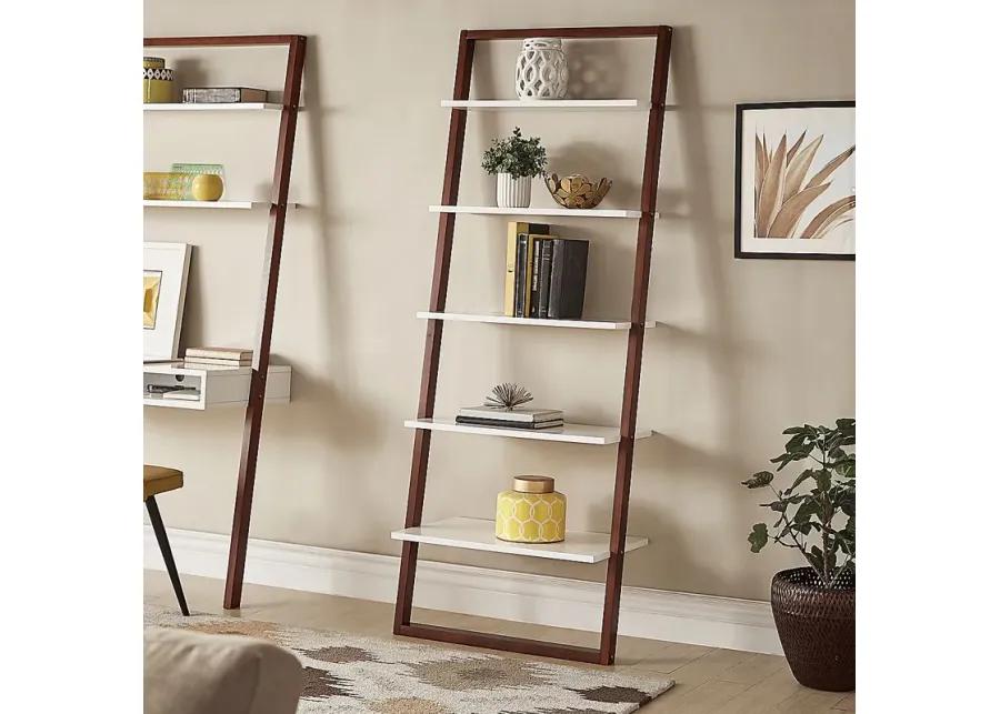 Bivona White Bookcase