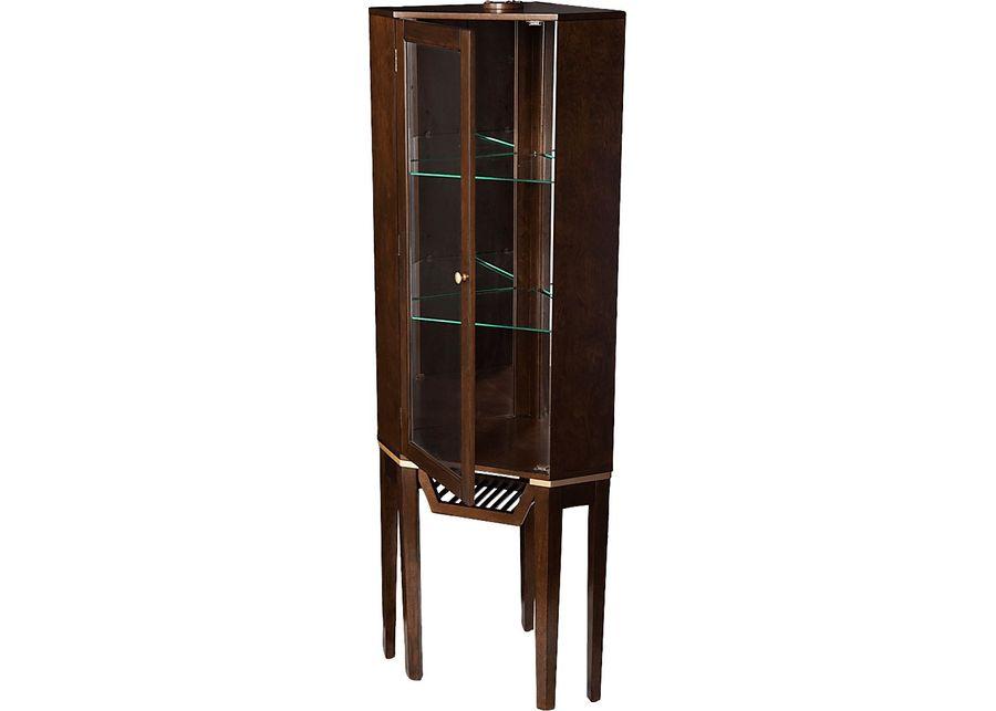 Hilwin Brown Bar Cabinet