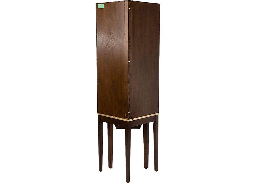 Hilwin Brown Bar Cabinet