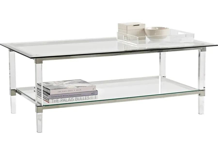 Varna Silver Rectangle Cocktail Table