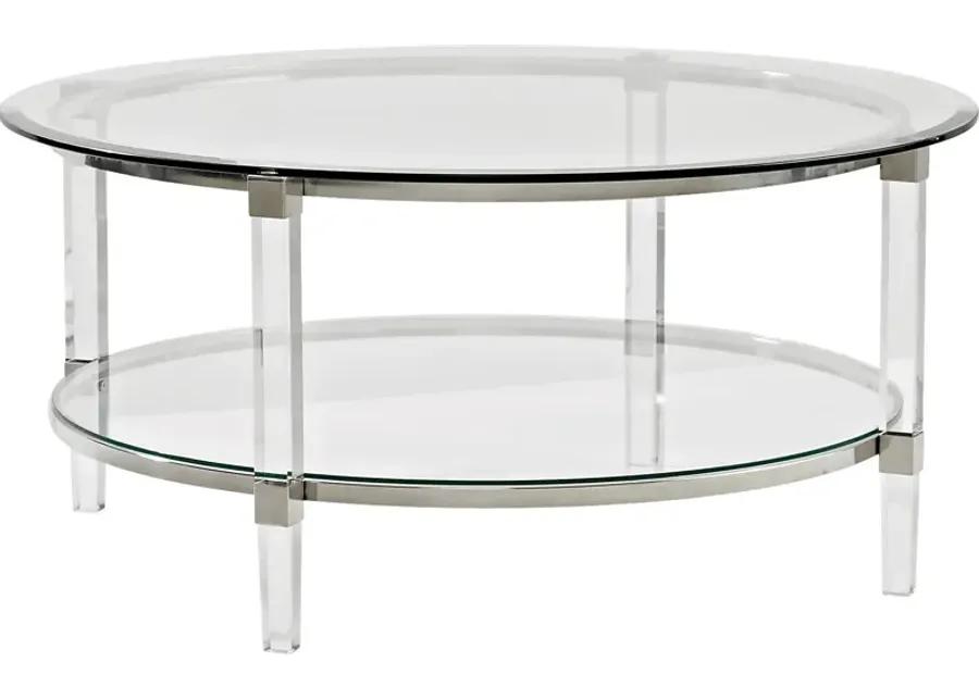 Varna Silver Round Cocktail Table