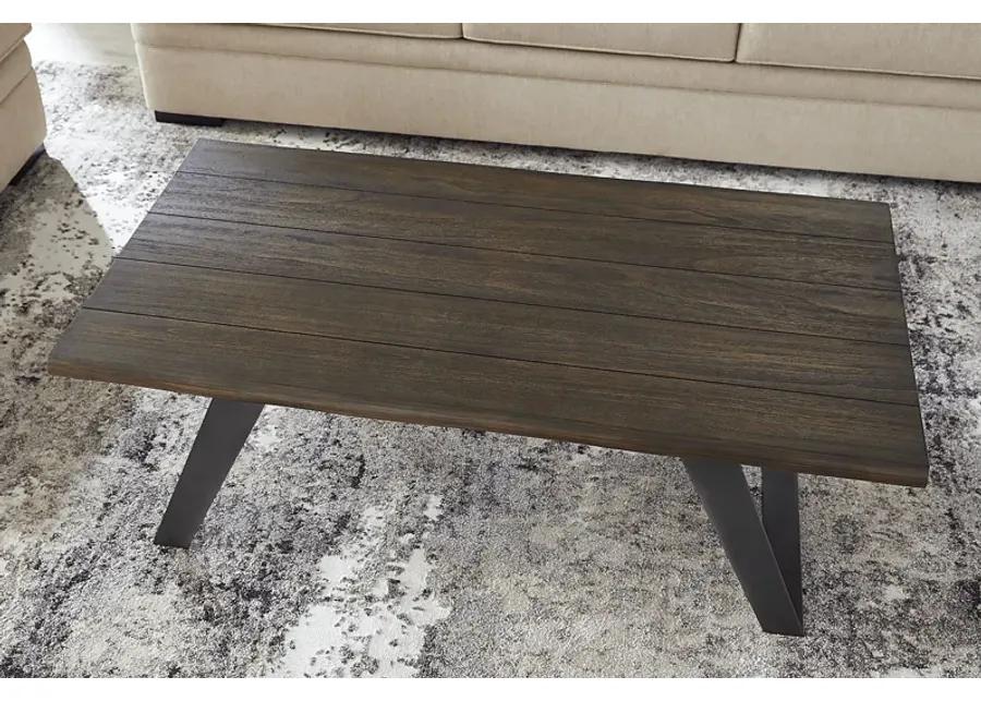 Aden Dark Brown Cocktail Table