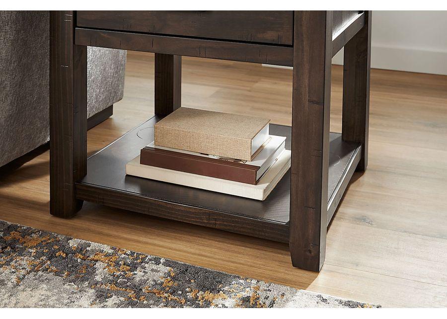 Rocky Creek Brown End Table