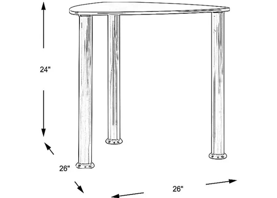 Landmark Black End Table