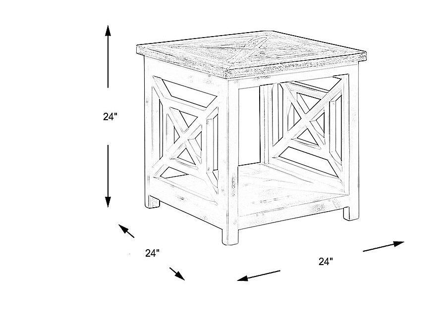 Danusa Black End Table