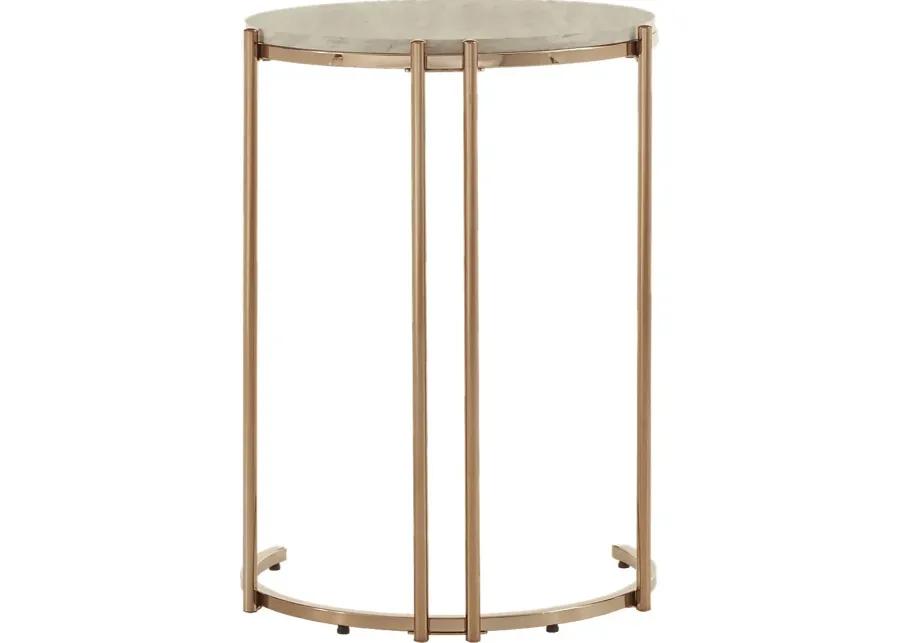 Clairview Gold Side Table