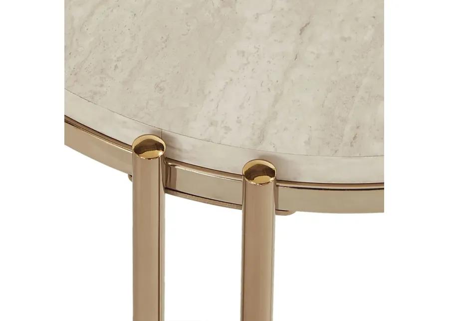 Clairview Gold Side Table