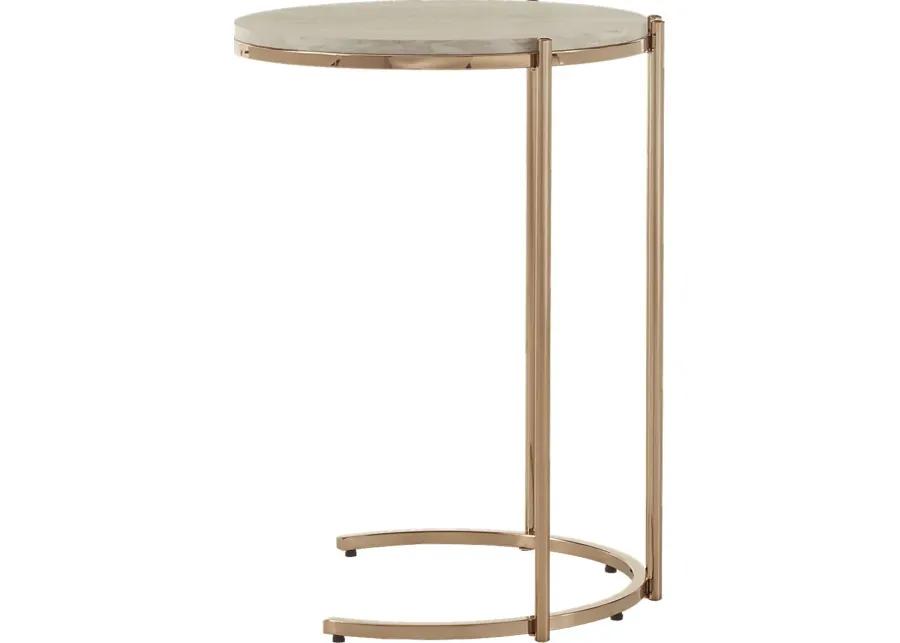 Clairview Gold Side Table