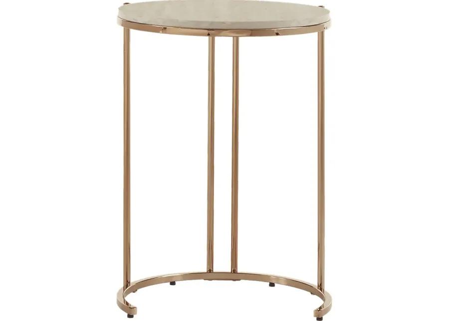 Clairview Gold Side Table