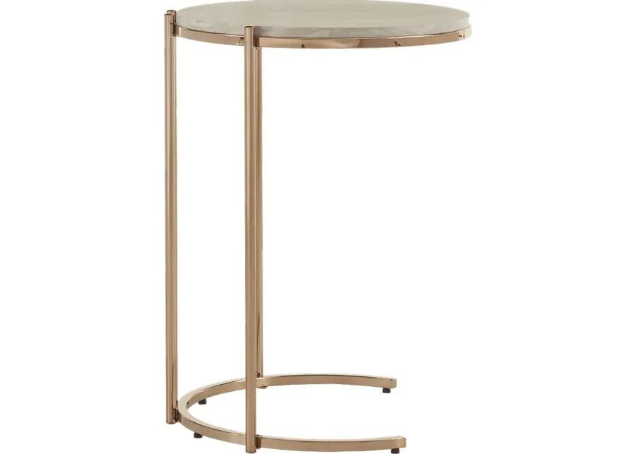 Clairview Gold Side Table