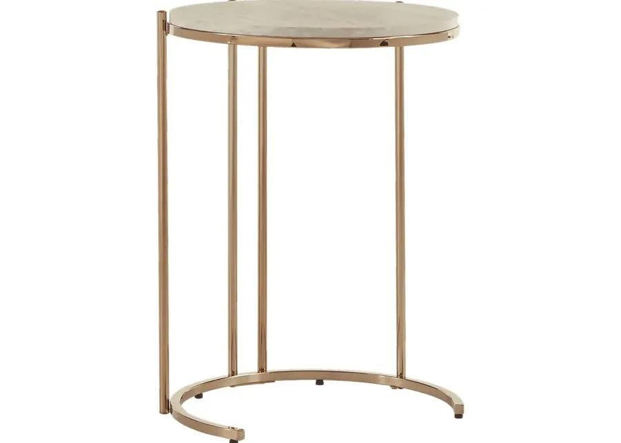 Clairview Gold Side Table