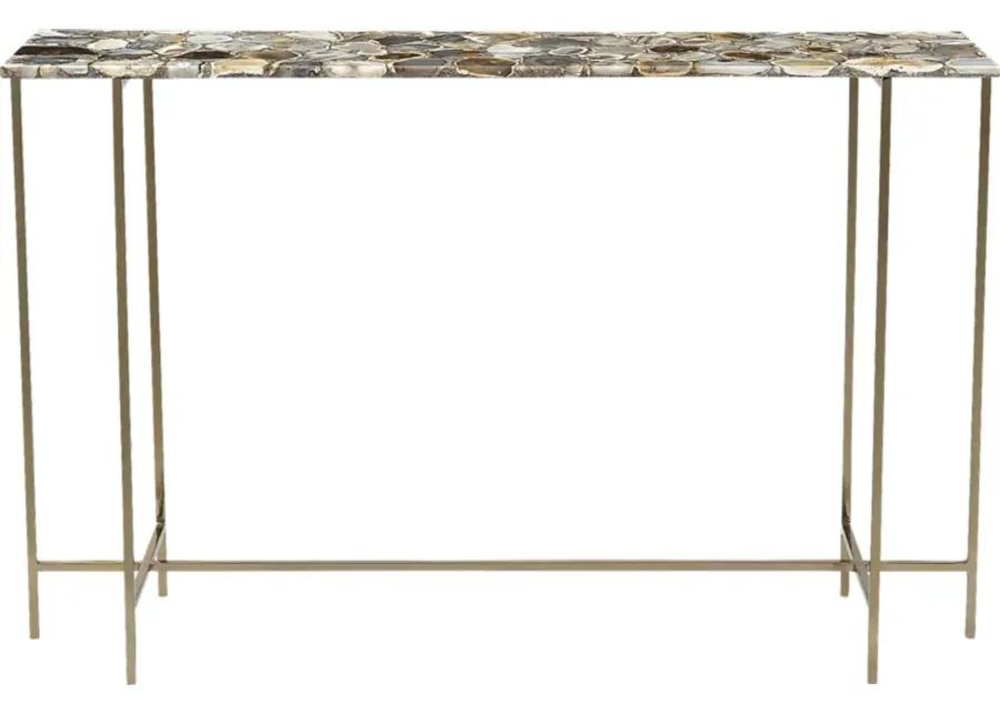 Alamein Brass Sofa Table