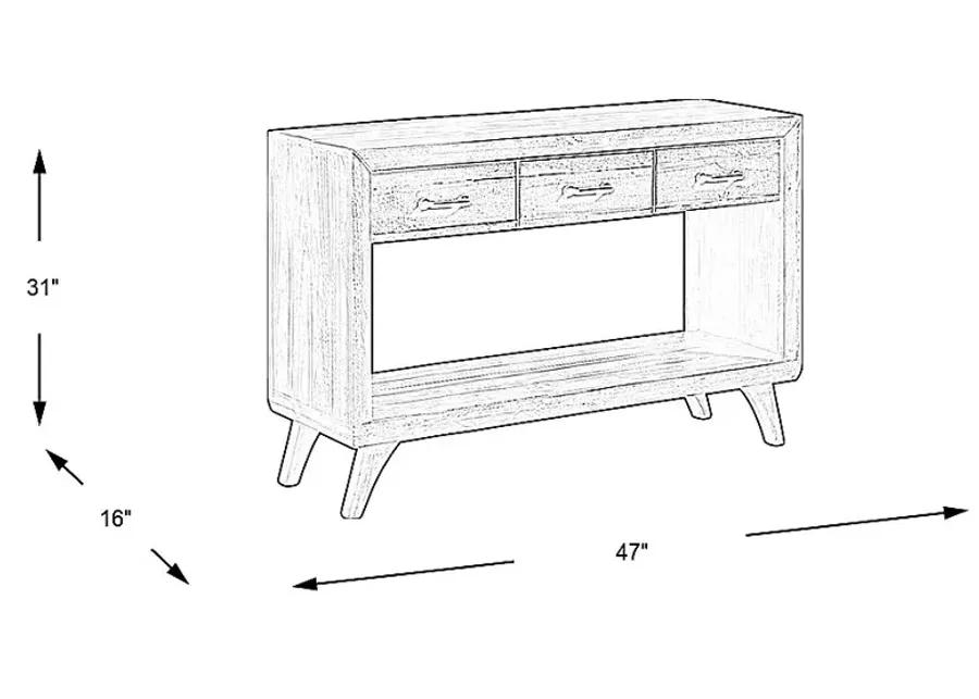 Montinello Brown Sofa Table