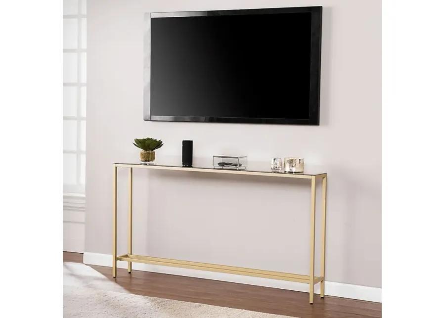 Desner Gold Large Console Table