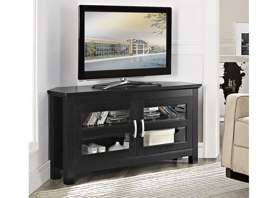 Ogden Black 44 in. Corner Console