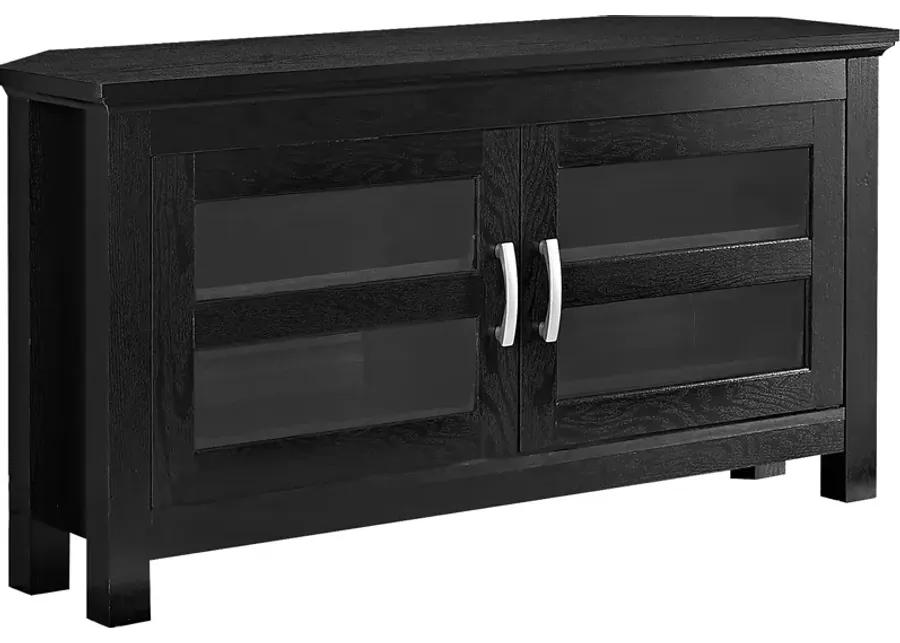 Ogden Black 44 in. Corner Console