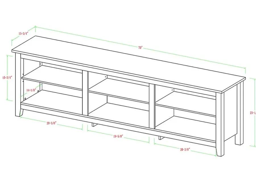 Everett Oak 70 in. Console