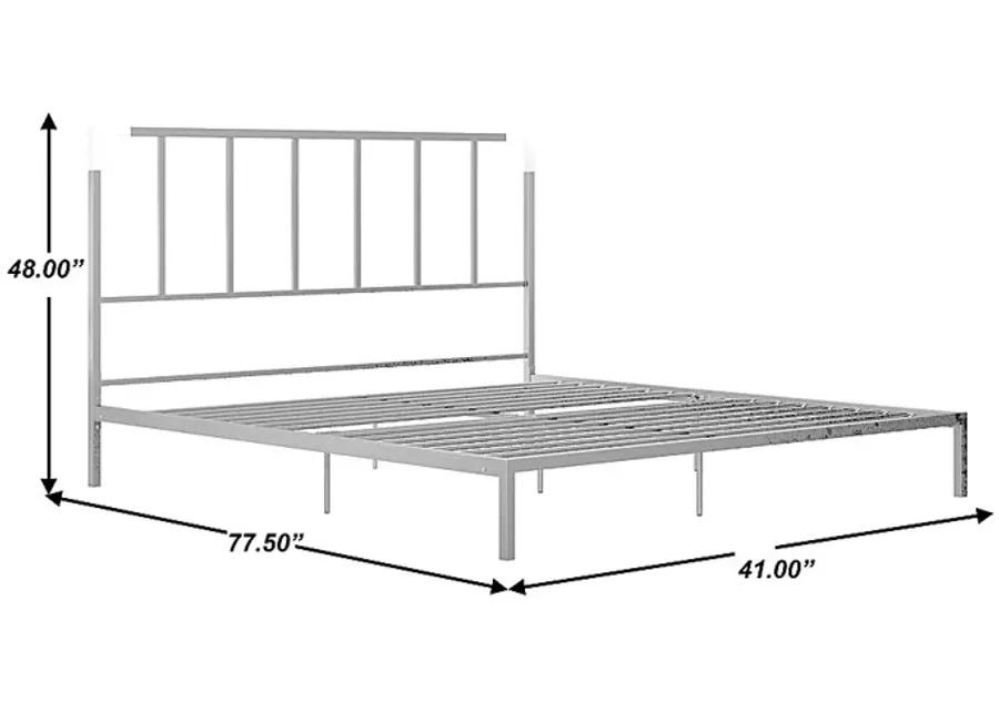 Beloak Black Twin Platform Bed