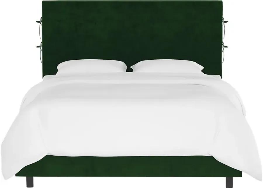 Kids Deep Forest Emerald Full Upholstered Bed