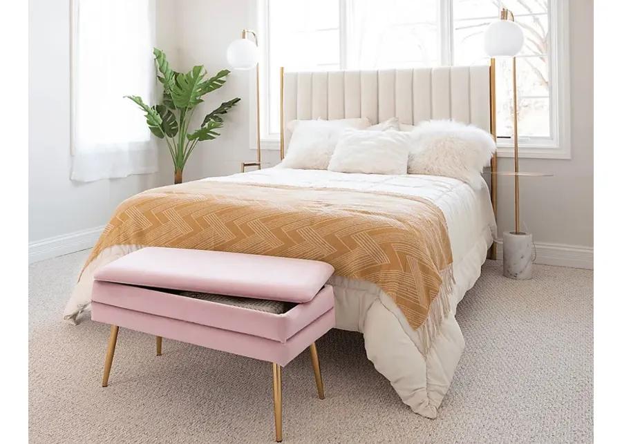 Interlaken Blush Accent Bench