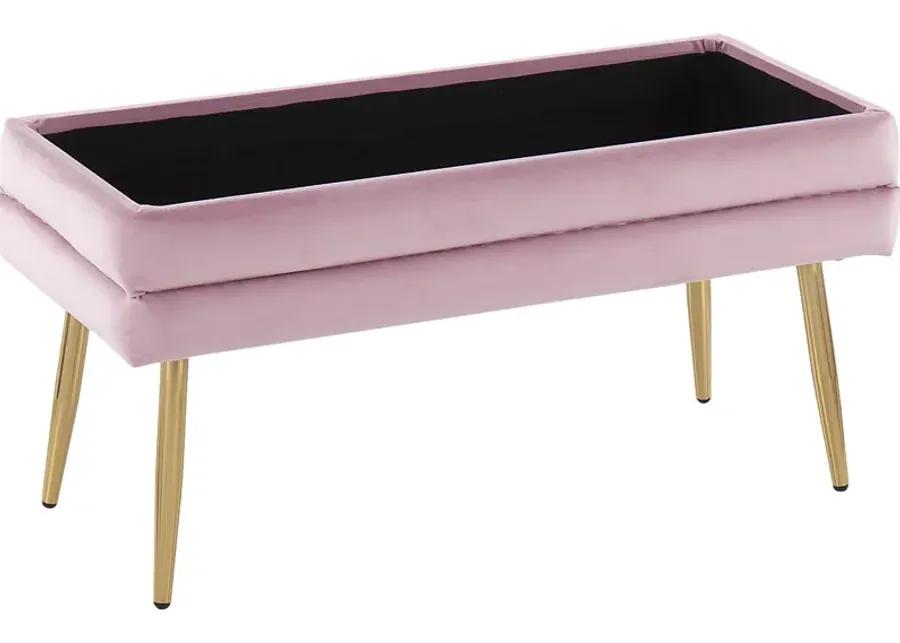 Interlaken Blush Accent Bench