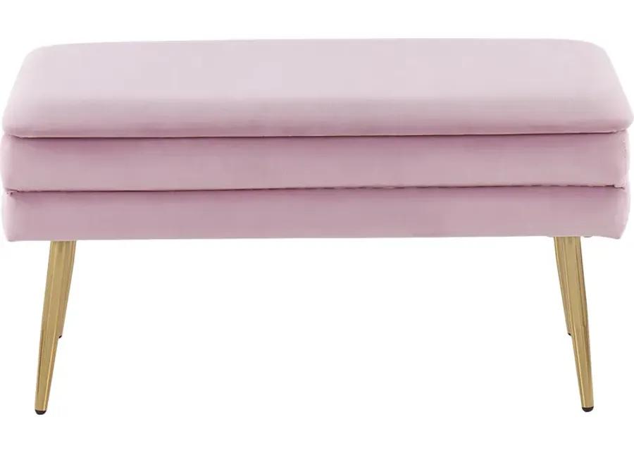 Interlaken Blush Accent Bench