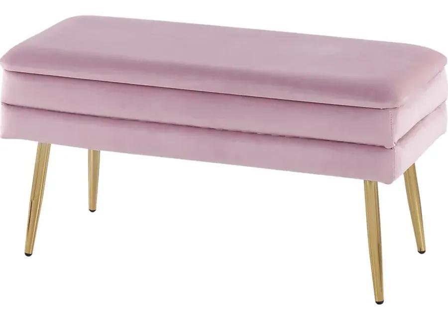 Interlaken Blush Accent Bench