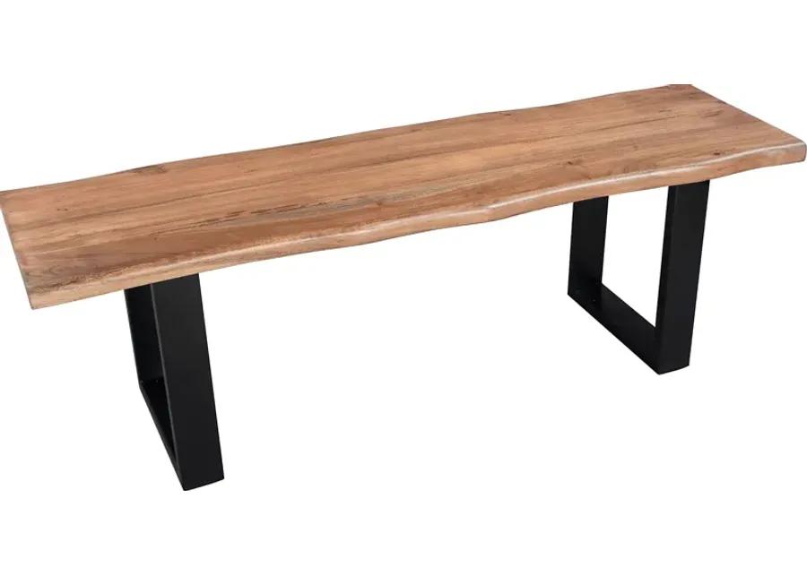 Chenault Brown Bench