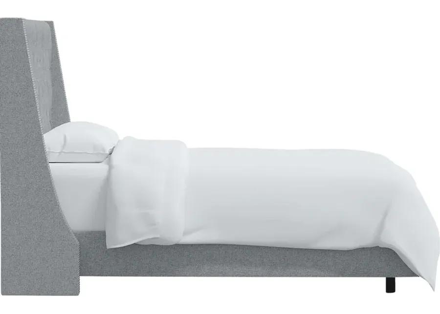 Aidyl Light Gray Full Bed