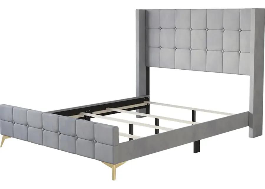 Allpeina Gray Full Bed