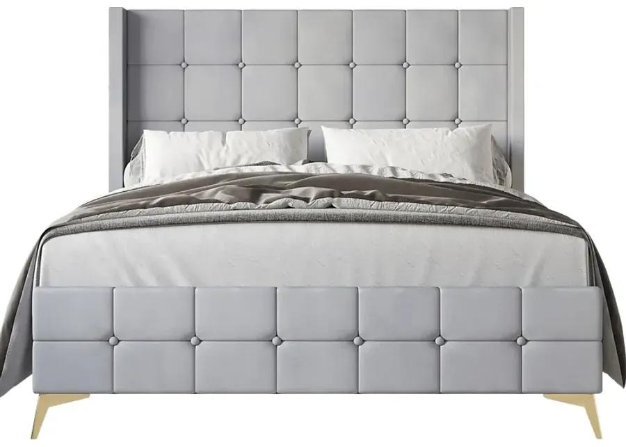 Allpeina Gray Full Bed