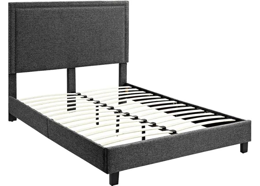 Draeger Charcoal Queen Platform Bed