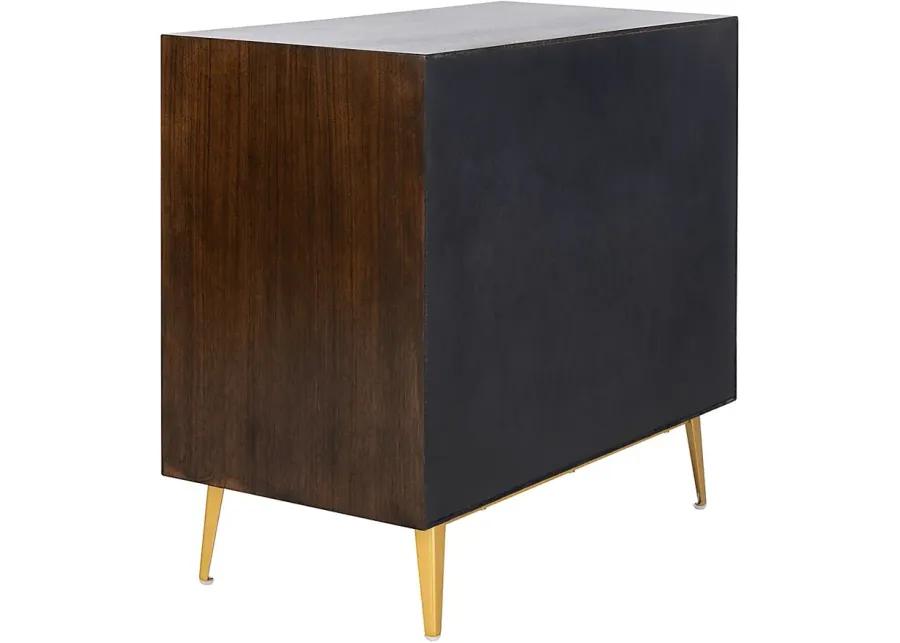 Mazyck Walnut Accent Cabinet