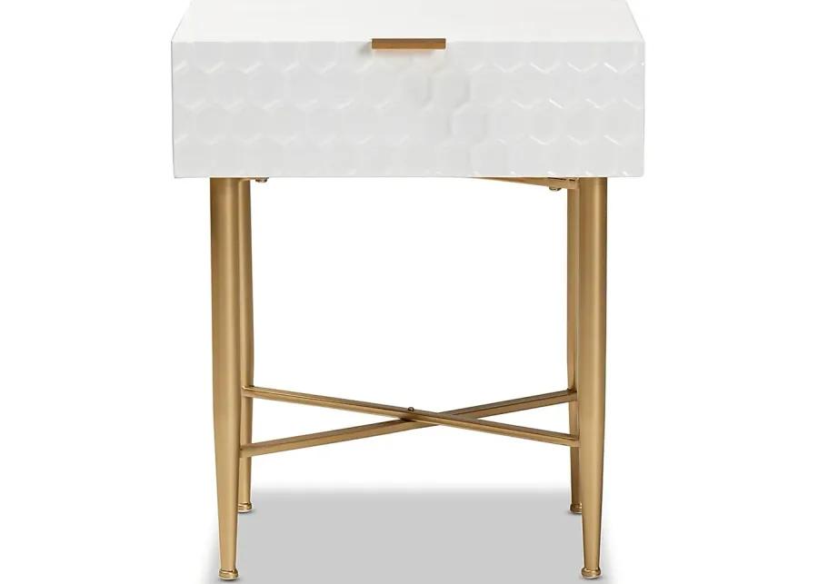 Airdrome White Nightstand