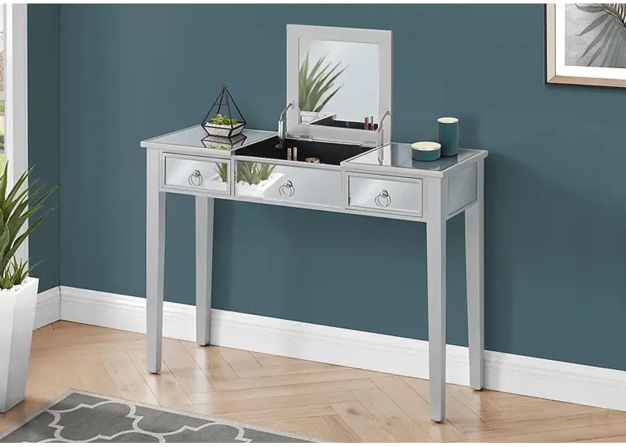 Gwenellen Silver Vanity Table