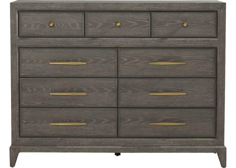 Kailey Park Charcoal 5 Pc Bedroom With Harlow Hill Gray Queen Upholstered Bed