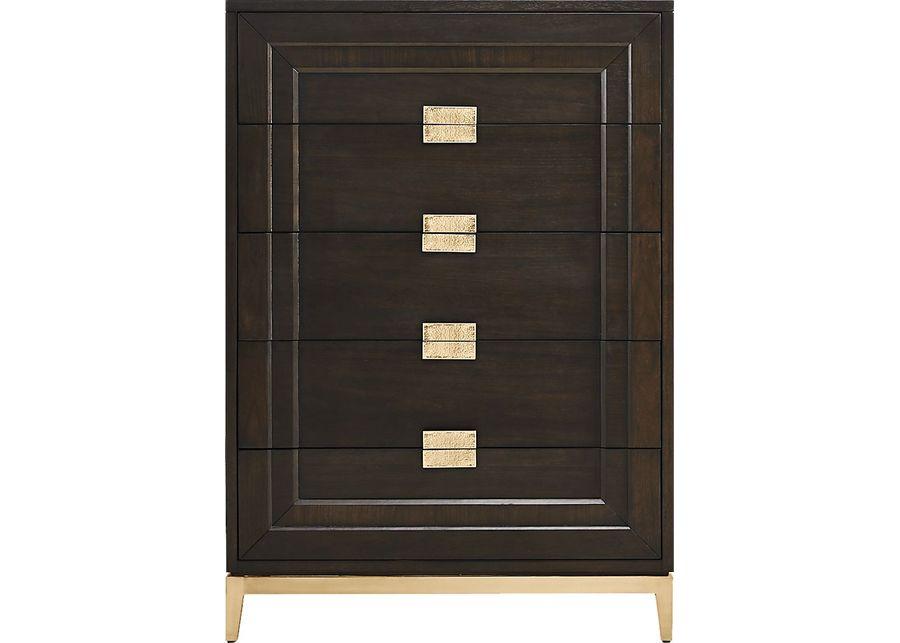 Lavo Brown Cherry 5 Pc King Bedroom