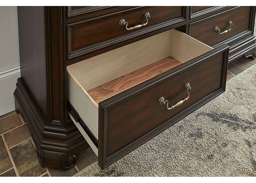 Oakmont Brown Cherry 5 Pc Queen Bedroom