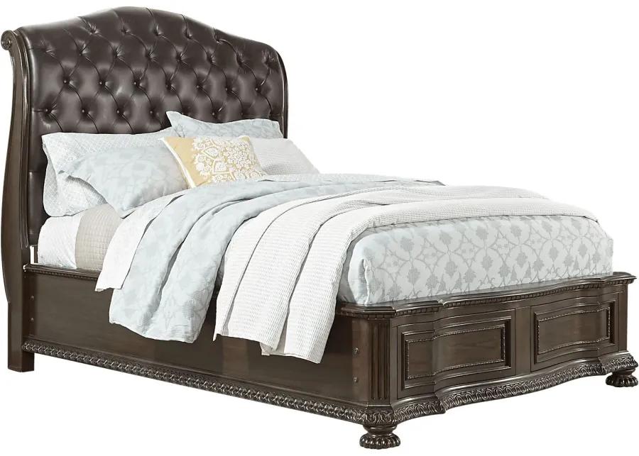 Whittington Cherry 5 Pc King Sleigh Bedroom