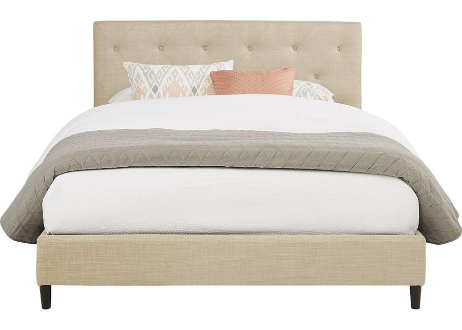 Kaylan Beige 3 Pc Queen Upholstered Bed