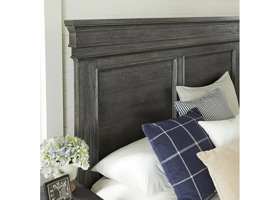 Lake Town Gray 3 Pc Queen Panel Bed