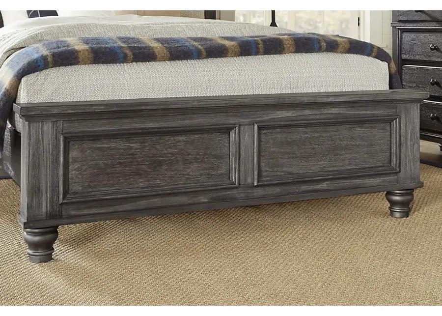 Lake Town Gray 3 Pc Queen Panel Bed