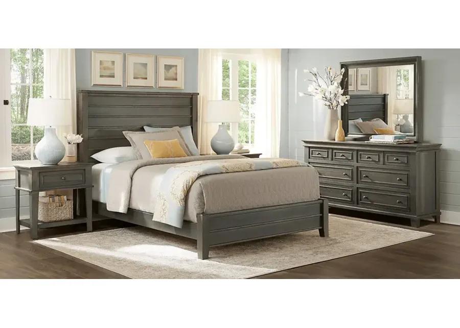 Darby Brook Dark Gray 3 Pc King Bed