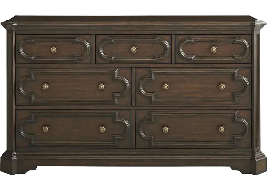 Lindenwood Saddle 7 Pc Queen Panel Bedroom