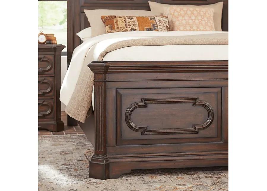 Lindenwood Saddle 7 Pc Queen Panel Bedroom