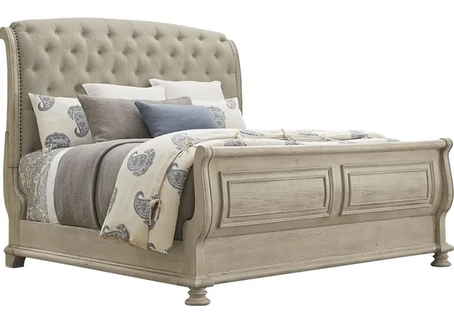 Armitage Off-White 7 Pc King Upholstered Bedroom