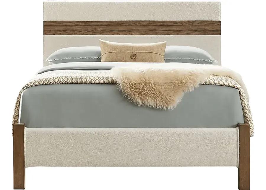 Gillon Ferry Beige 7 Pc King Upholstered Bedroom