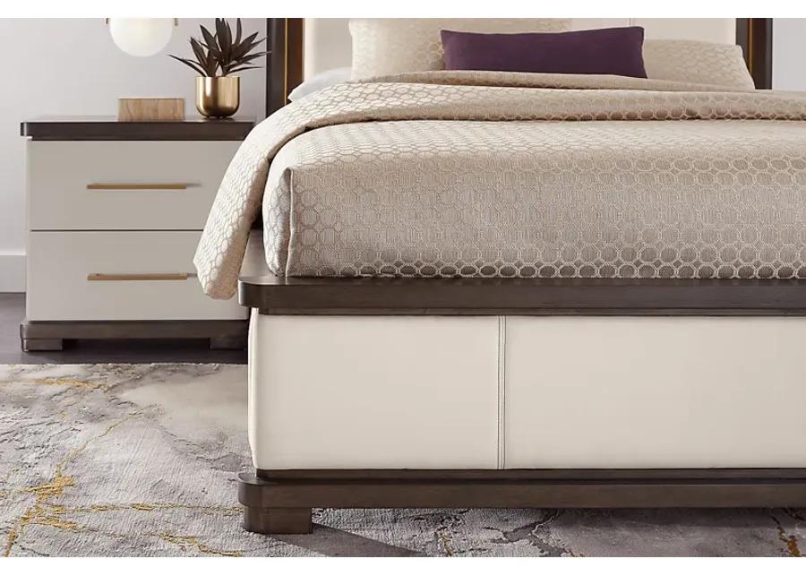 Elko Falls White 7 Pc King Panel Bedroom